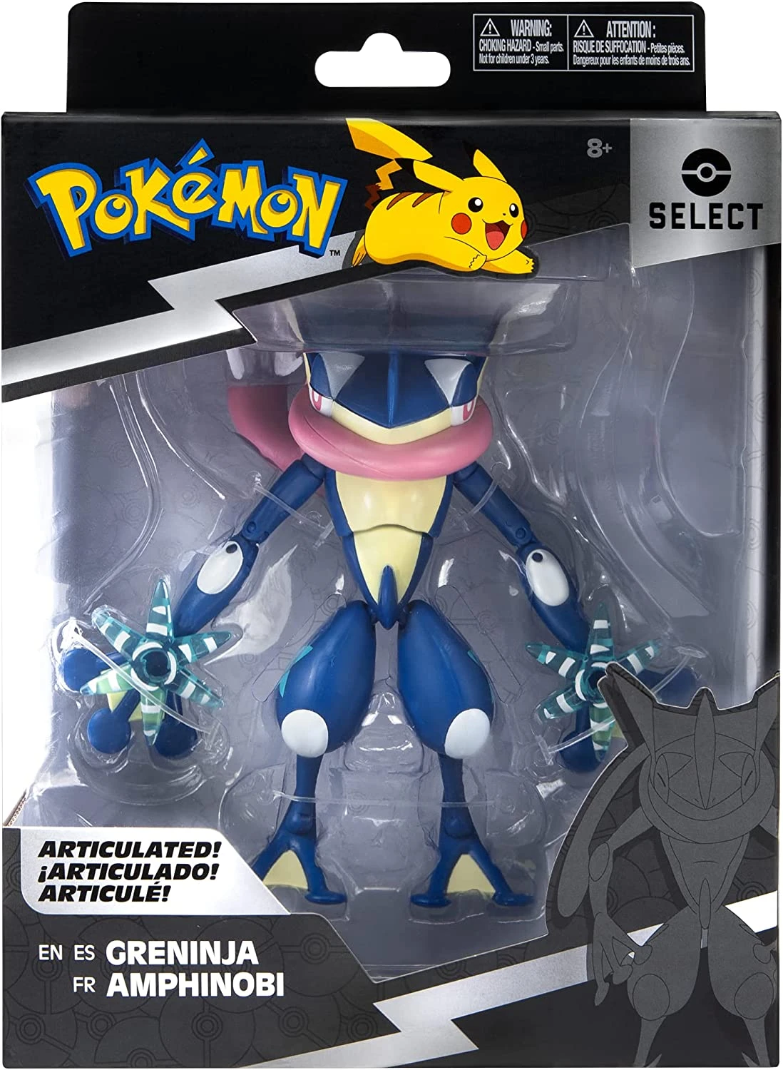 Figurine Pokémon Articulé AMPHINOBI 15cm 3 Figurine Pokémon Articulé AMPHINOBI 15cm